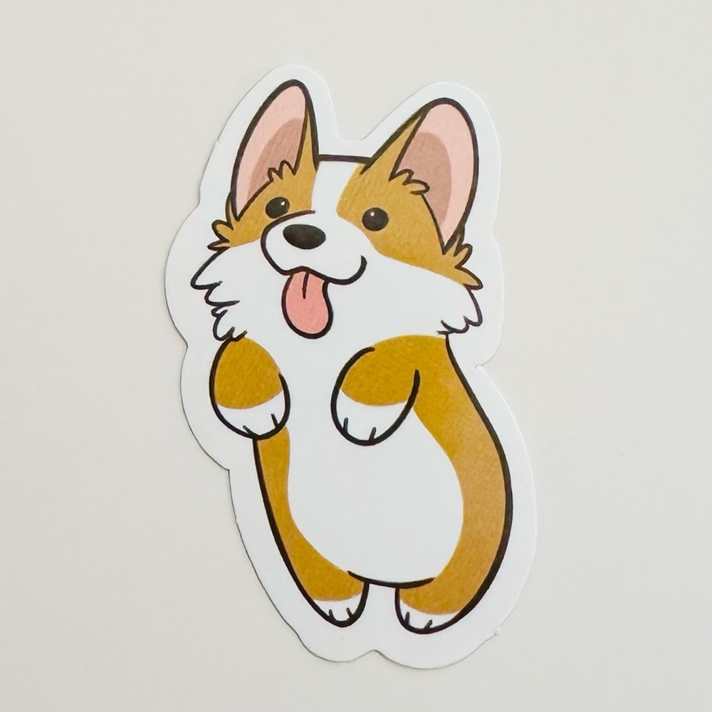 10/$10 Cute Corgi Sticker